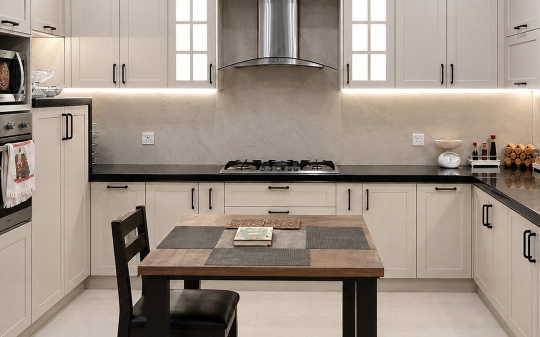 Ash White Shaker Style Kitchen