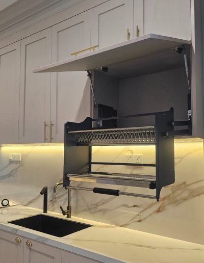 stainless steel pull down unit