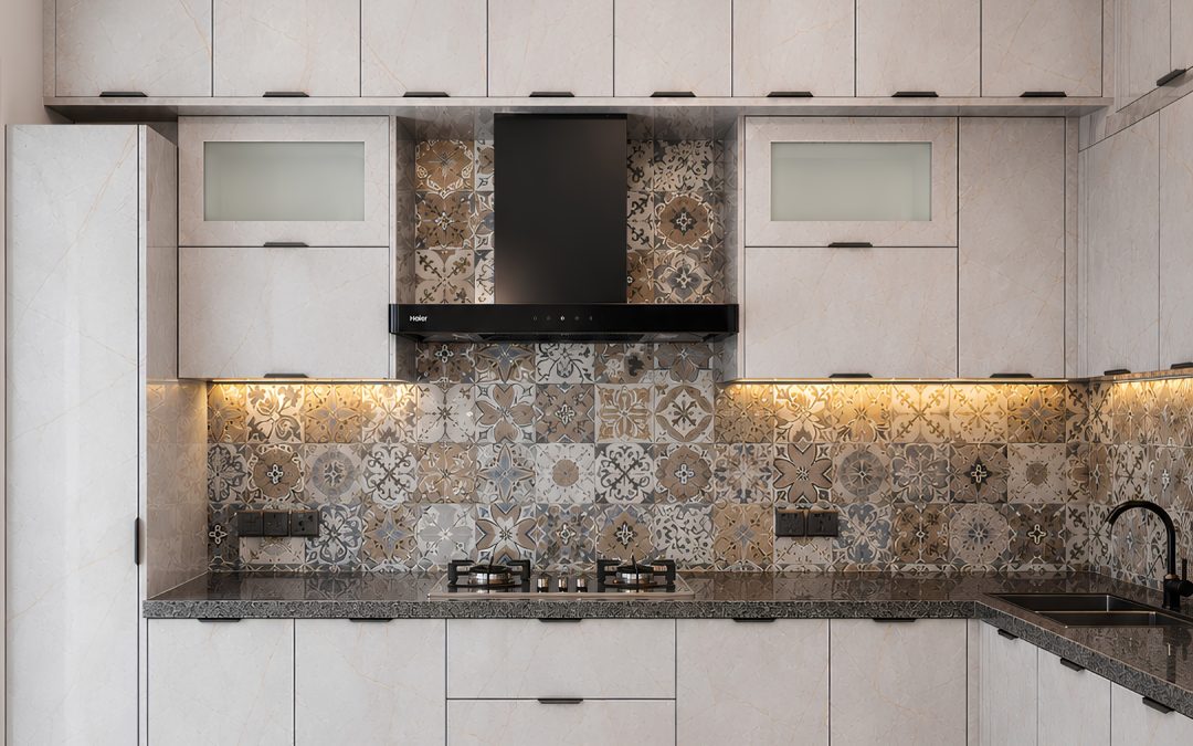 Soft & Bold Patterned Kitchen
