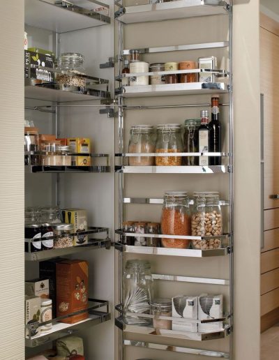 stainless steel tall pantry unit